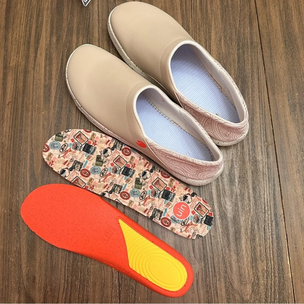 UIN Cork Yellow Mojacar II Men’s Casual Comfort Slip On Shoes Size 10.5